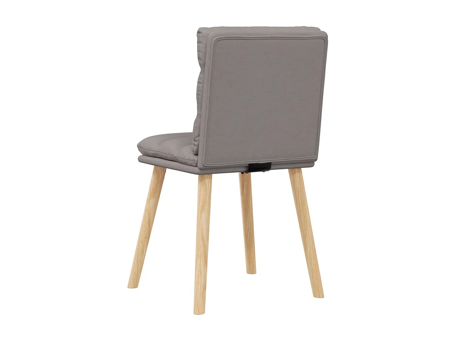 Chaises à manger lot de 4 taupe tissu