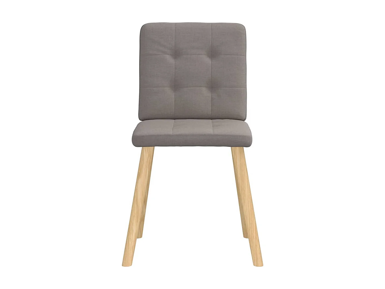 Eetkamerstoelen draaibaar 2 st stof taupe