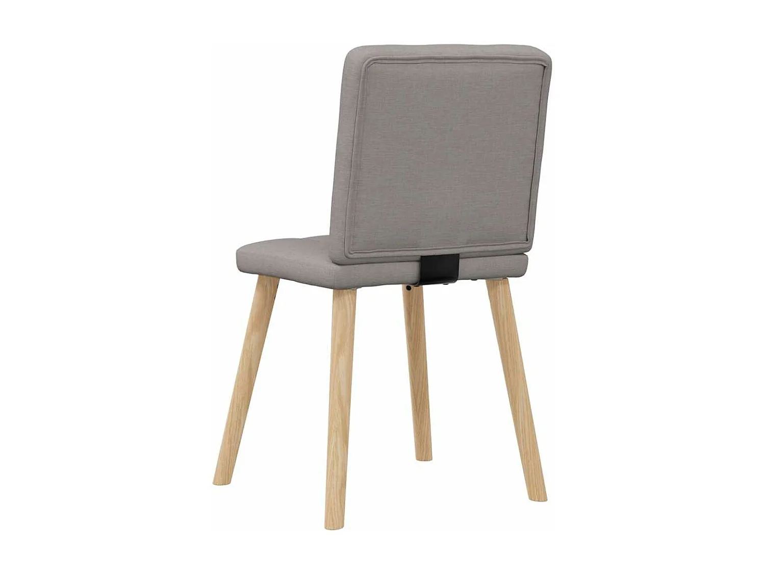 Eetkamerstoelen draaibaar 2 st stof taupe