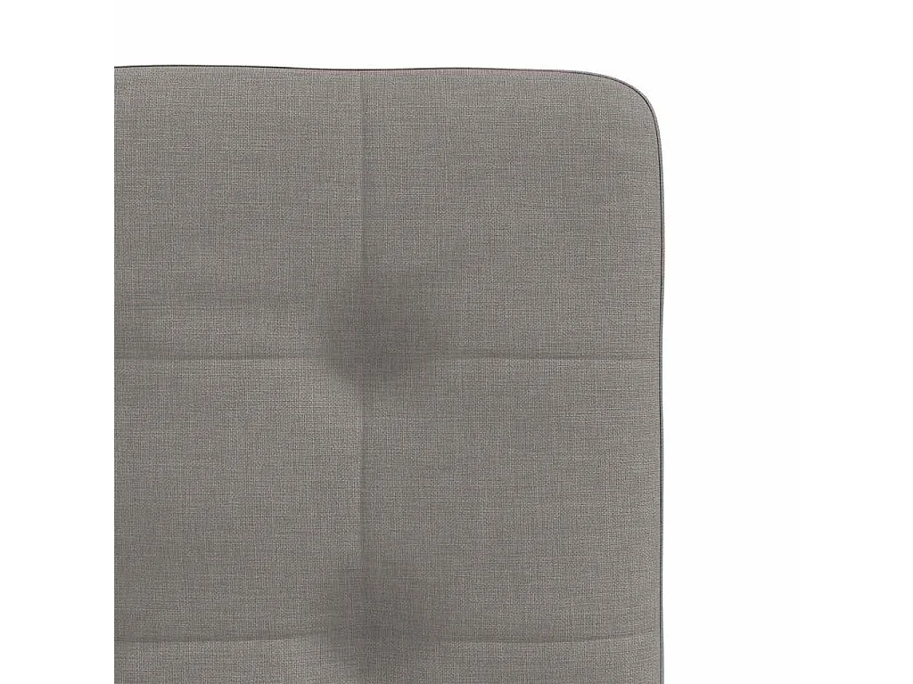 Eetkamerstoelen draaibaar 2 st stof taupe