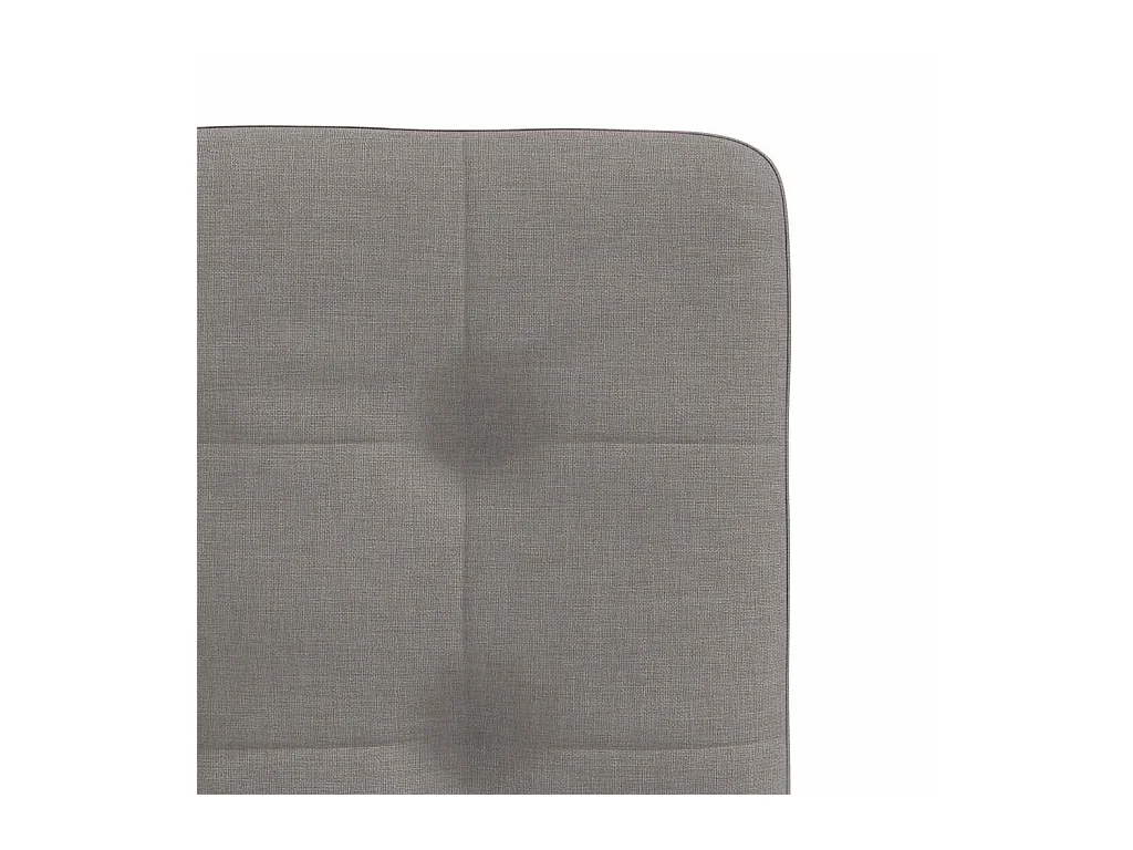 Chaises à manger lot de 2 taupe tissu