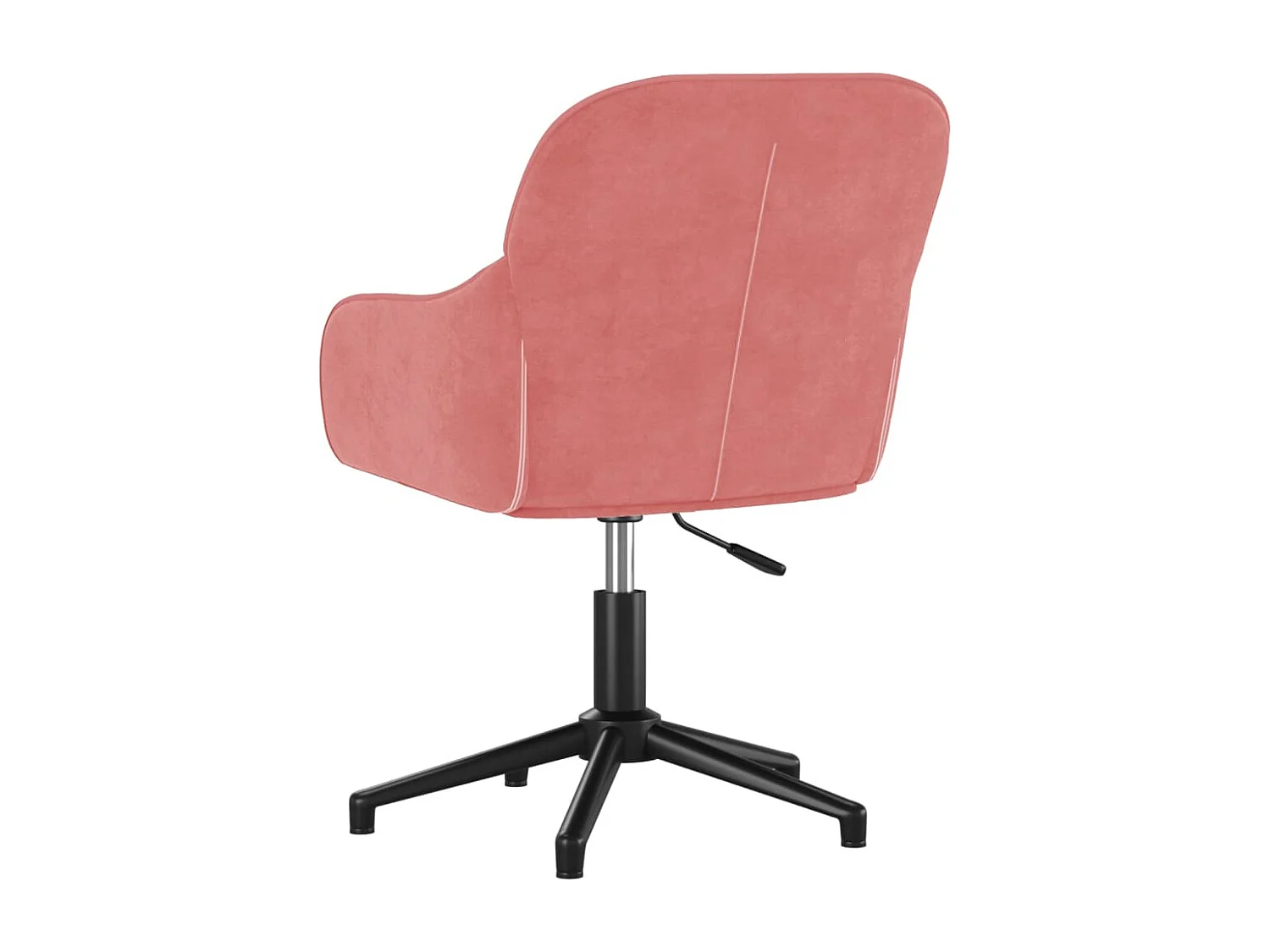 Chaises pivotantes à manger lot de 2 Rose Velours