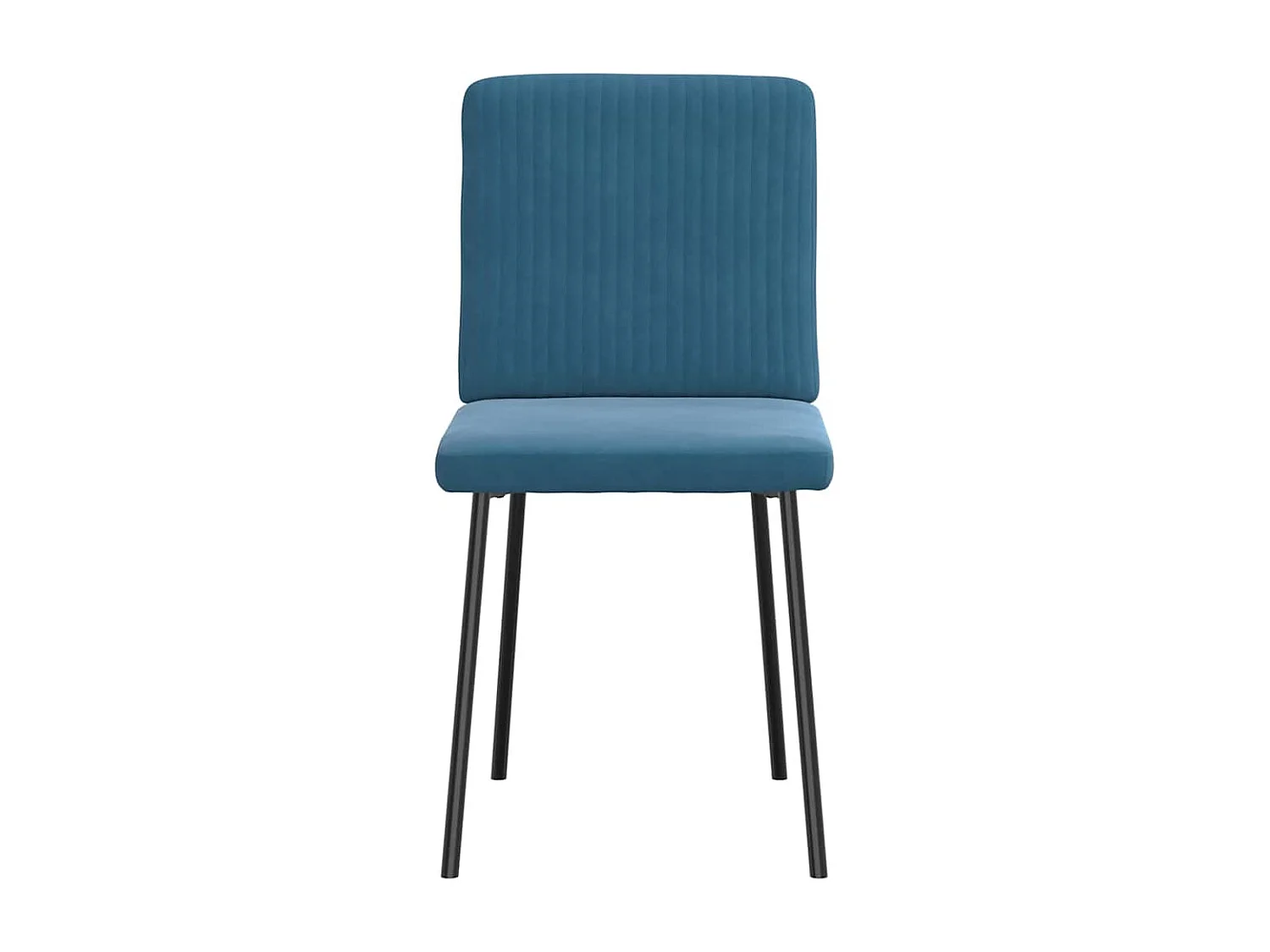 Sillas de comedor 2 unidades terciopelo azul