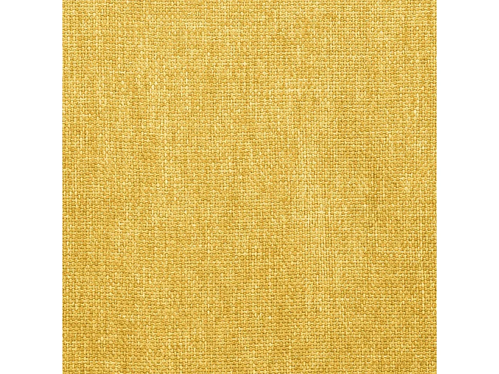 Chaises à manger lot de 2 jaune tissu