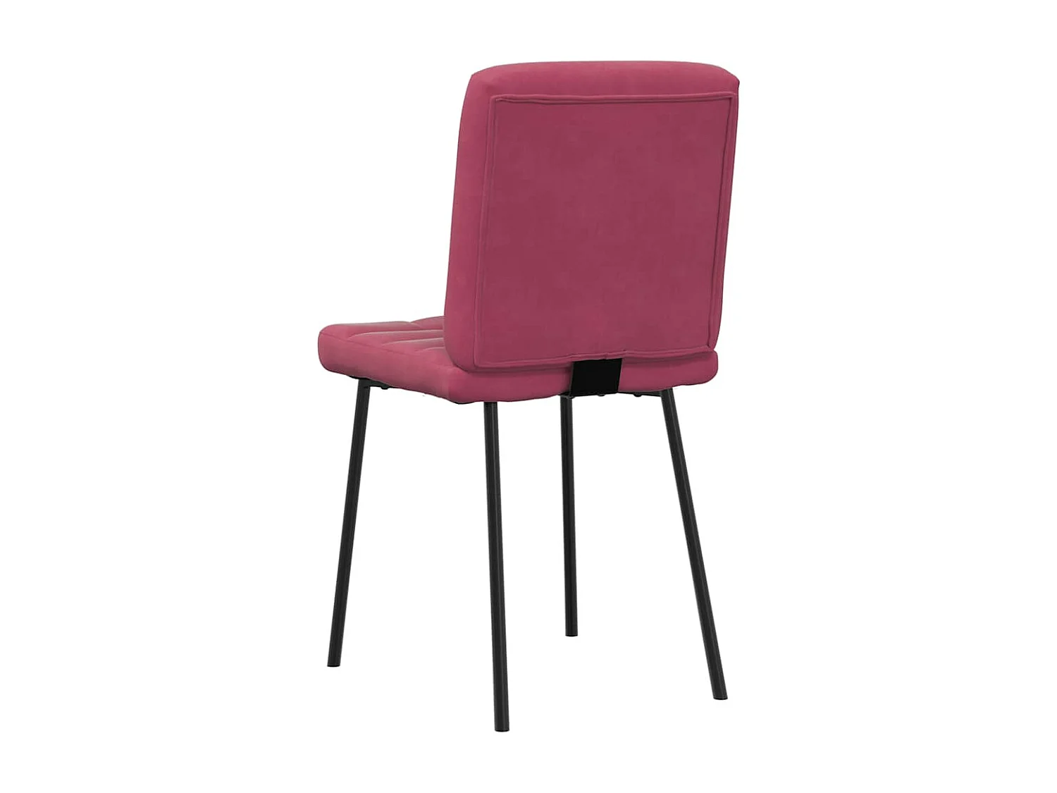 Chaises à manger lot de 2 Rouge bordeaux Velours