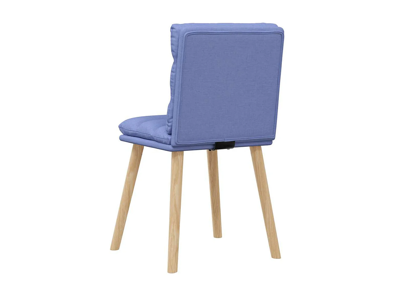 Chaises à manger lot de 2 bleu jean tissu