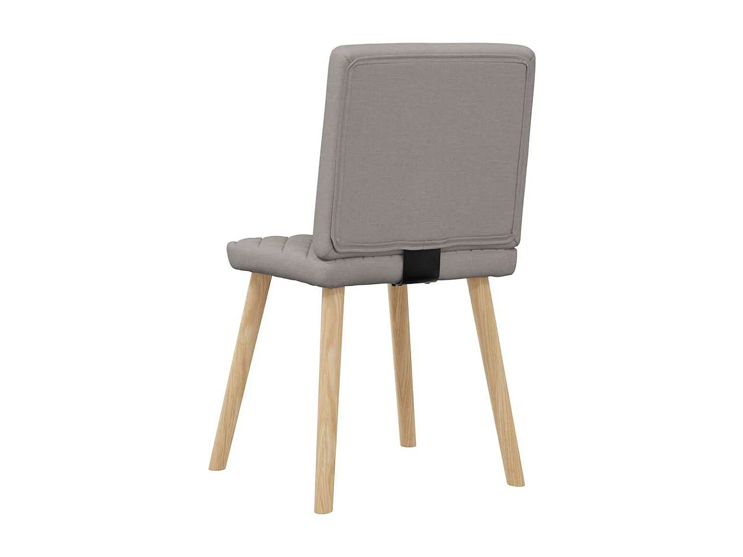 Eetkamerstoelen draaibaar 2 st stof taupe