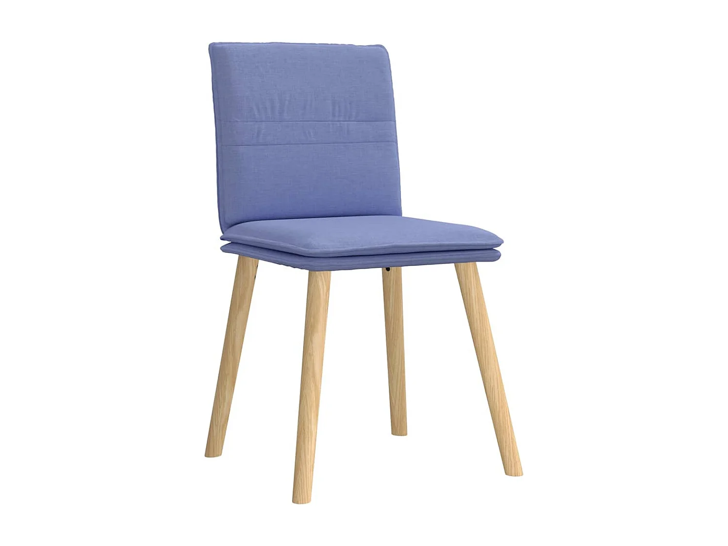 Eetkamerstoelen 2 st stof jeansblauw