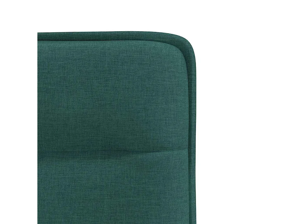 Chaises à manger lot de 2 vert foncé tissu