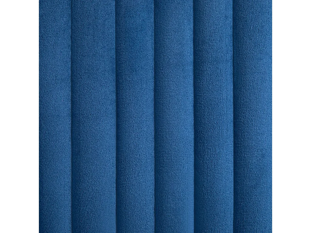 Sillas de comedor 4 unidades terciopelo azul