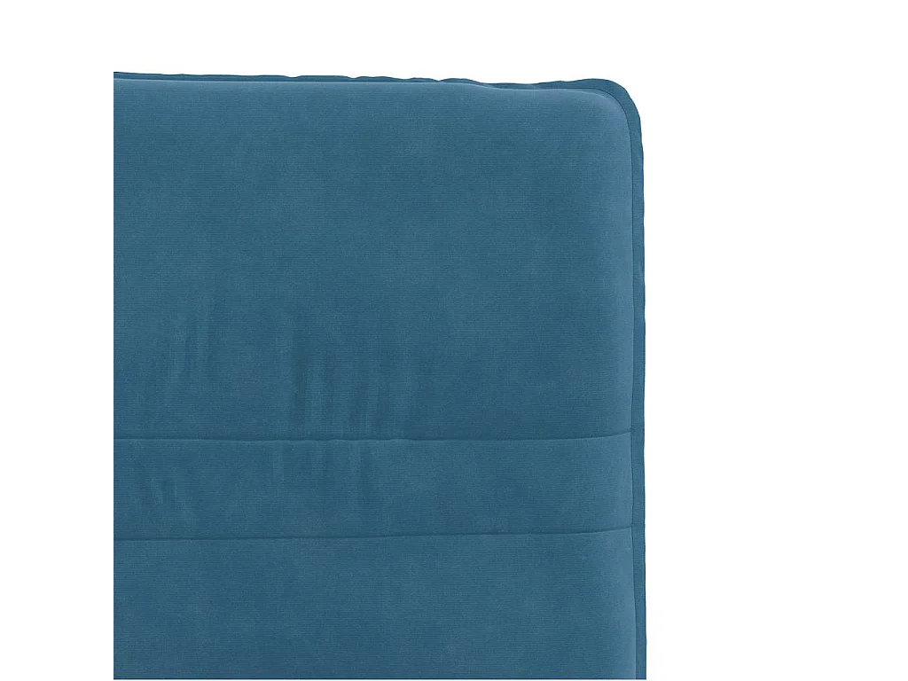 Chaises à manger lot de 4 Bleu Velours