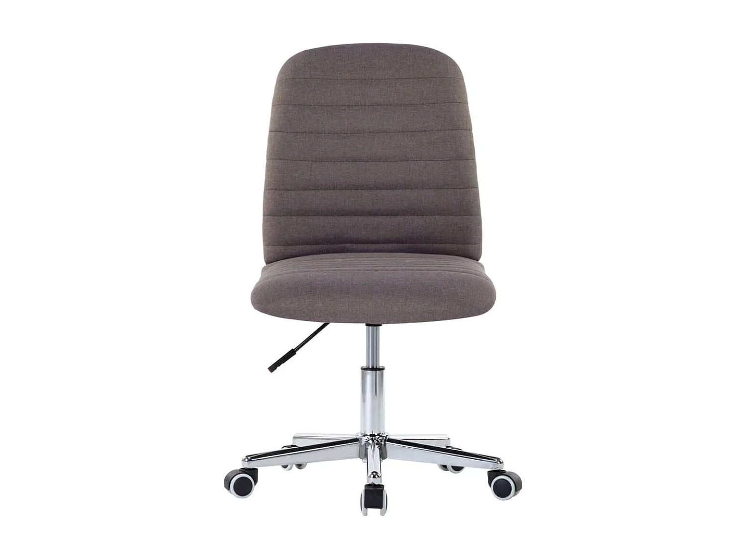 Chaises à manger lot de 2 taupe tissu