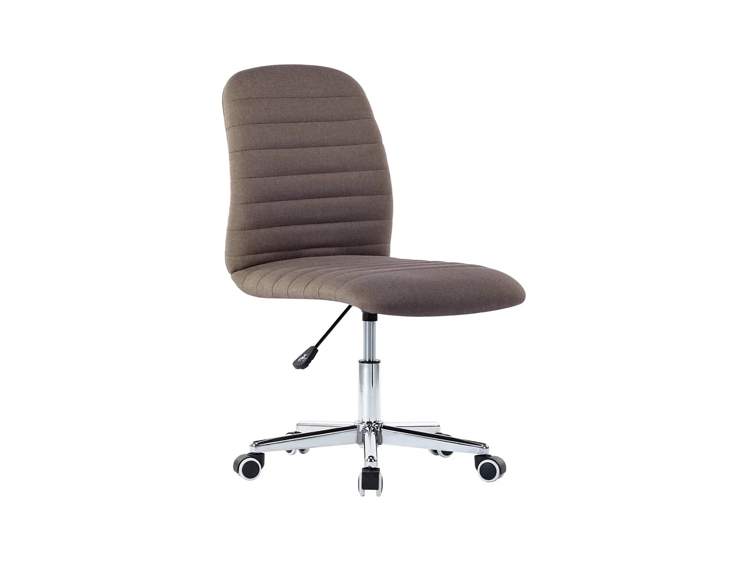 Chaises à manger lot de 2 taupe tissu