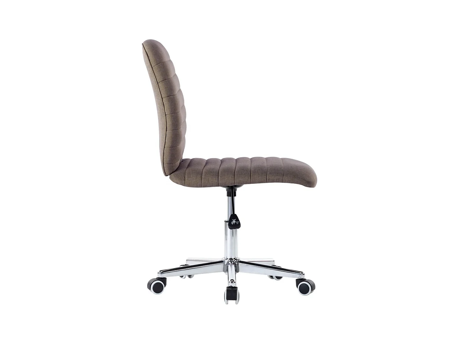 Chaises à manger lot de 2 taupe tissu