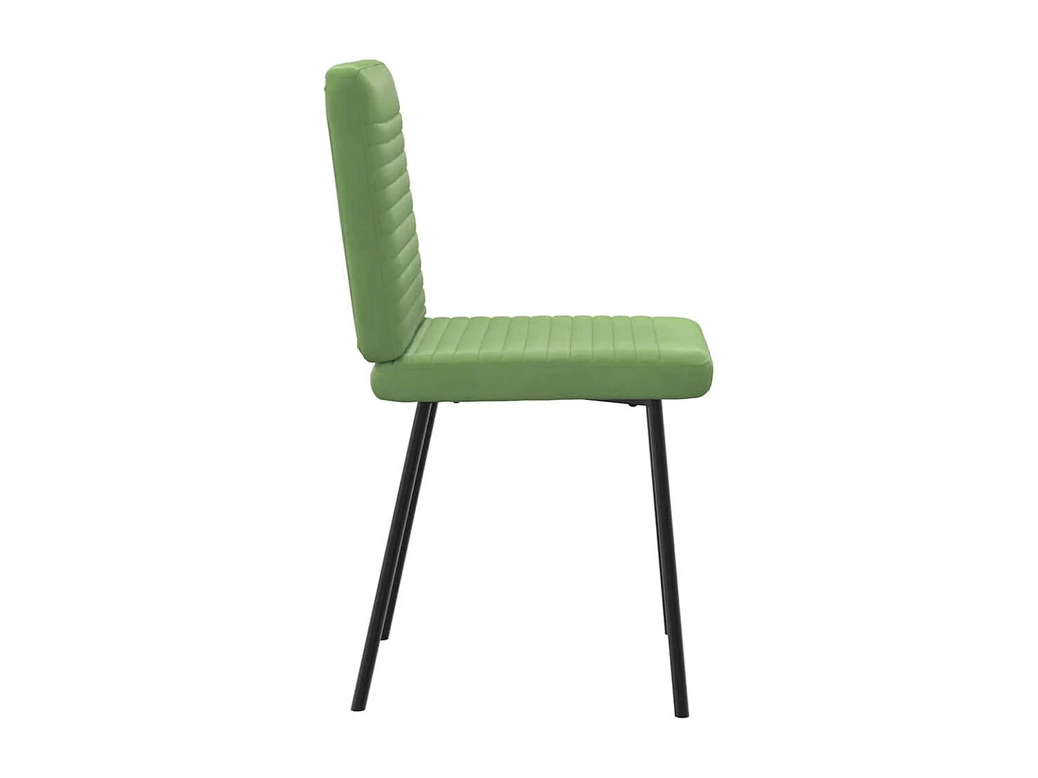 Sillas de comedor 2 unidades terciopelo verde claro