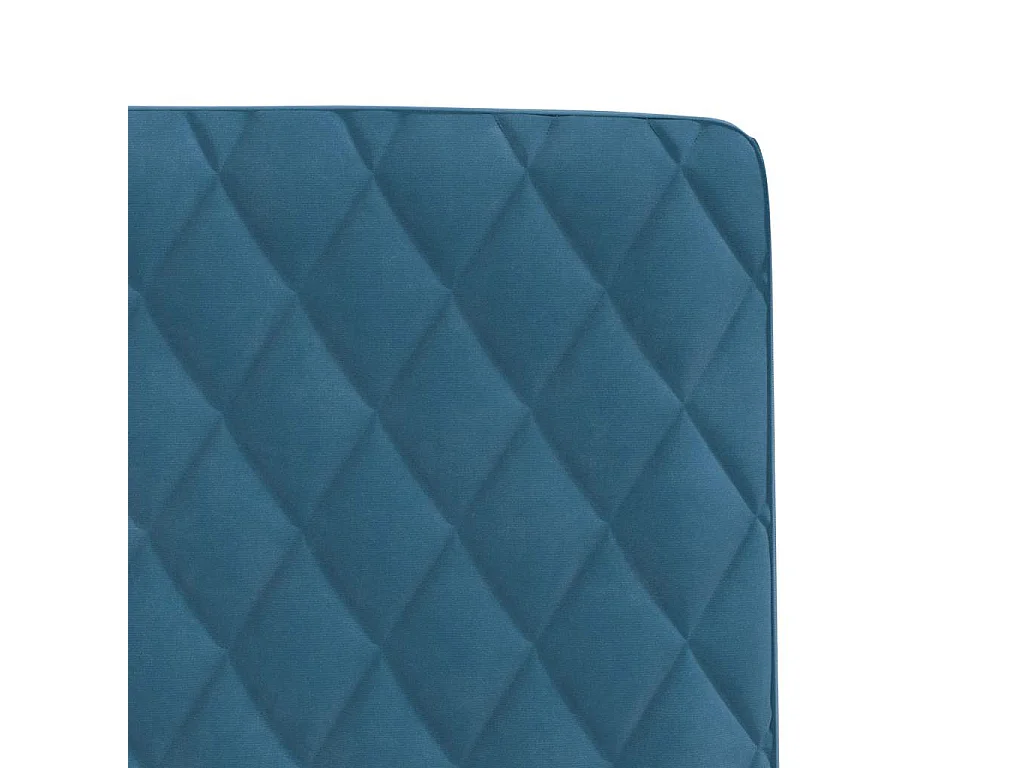 Cadeiras de jantar 4 peças veludo azul