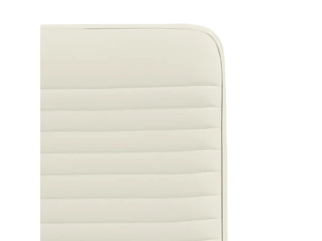 Chaises à manger lot de 4 Crème Velours