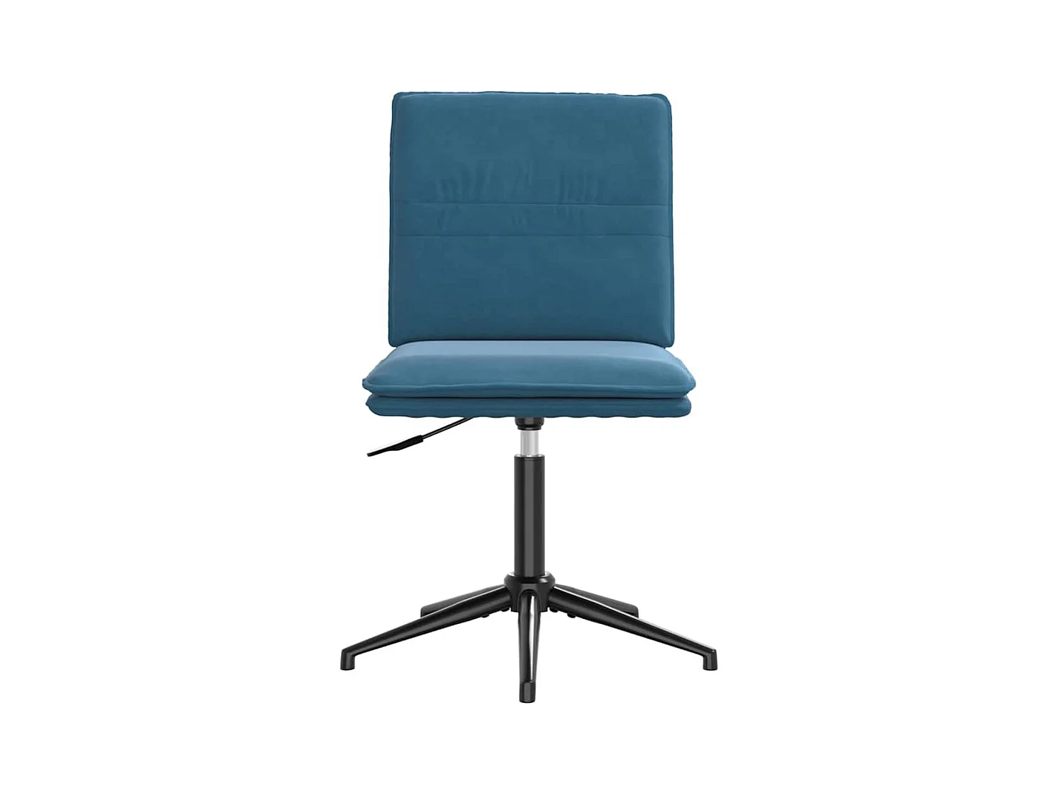 Chaises à manger lot de 2 Bleu Velours