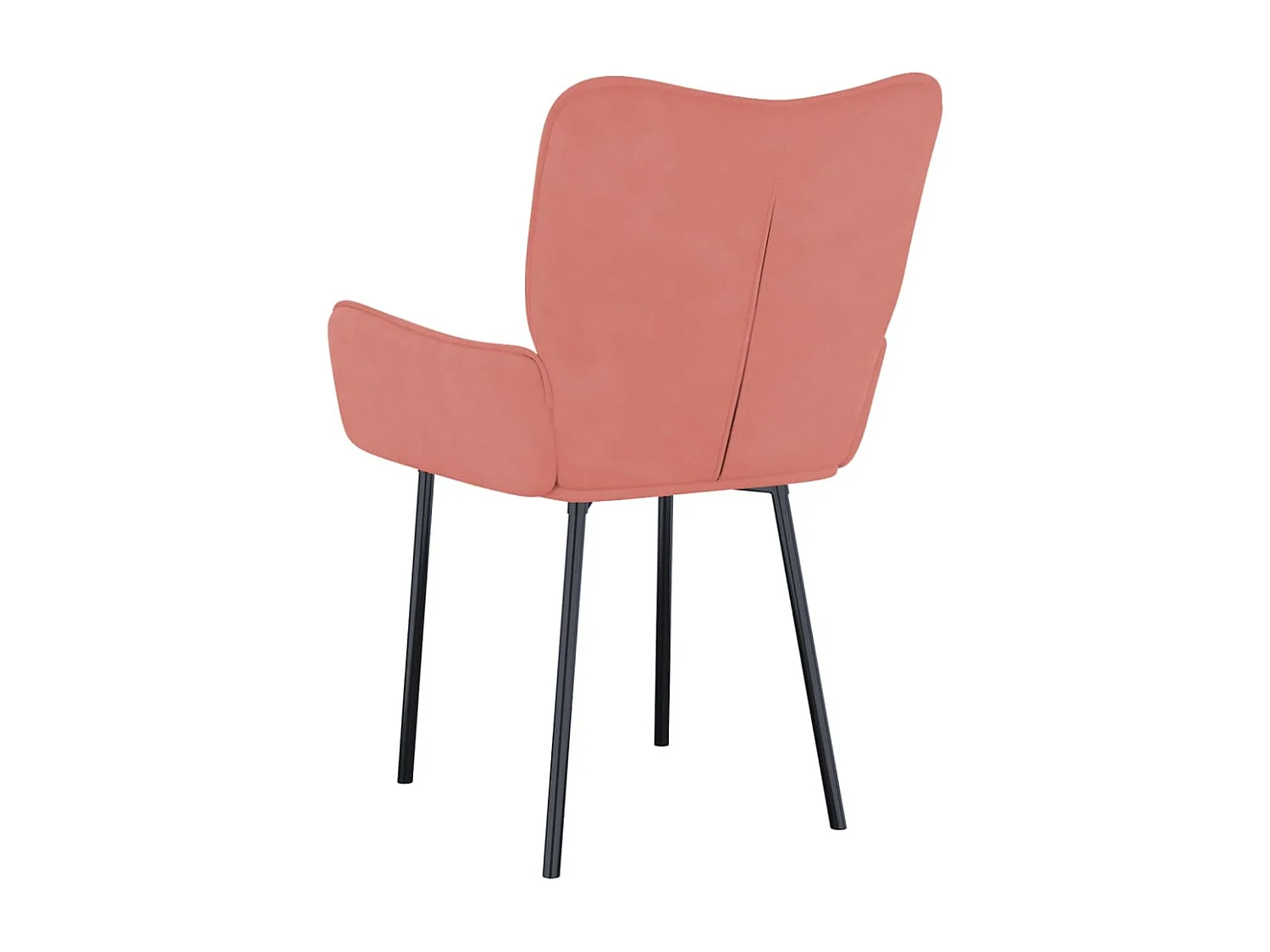 Chaises à manger lot de 2 Rose Velours