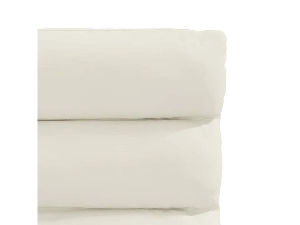 Chaises à manger lot de 2 Crème Velours