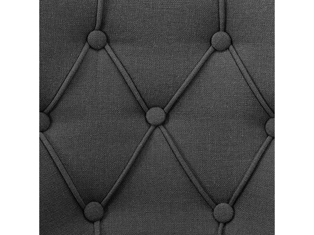 Chaises à manger lot de 2 gris tissu