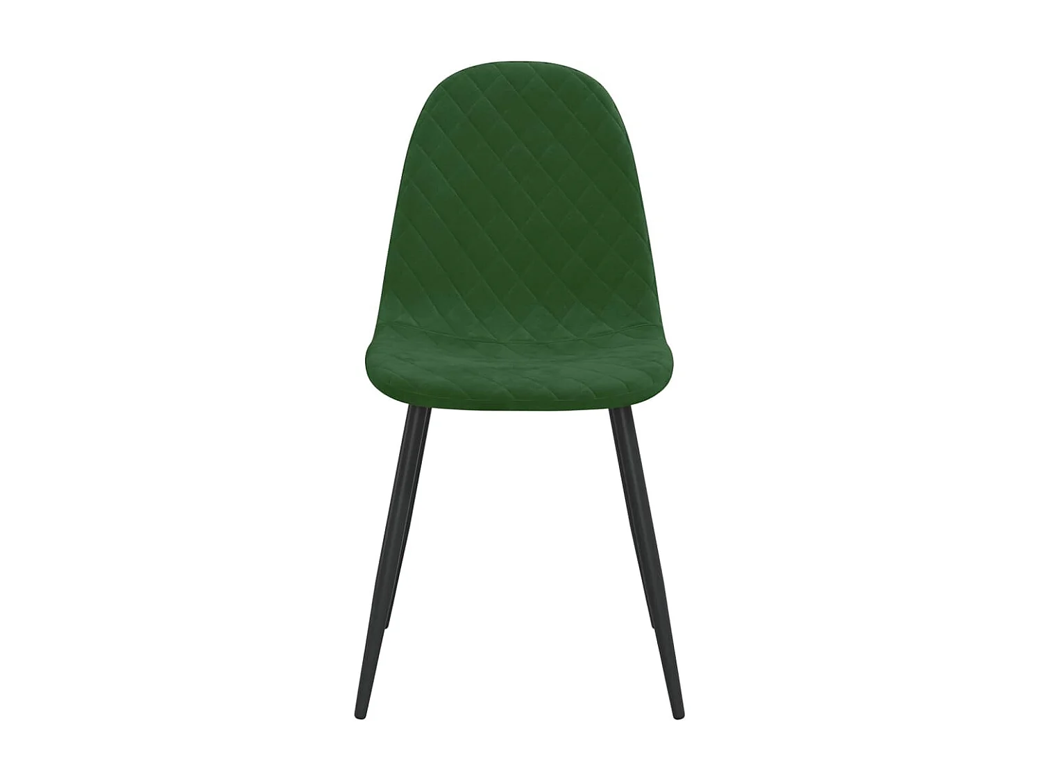 Eetkamerstoelen 2 st fluweel donkergroen