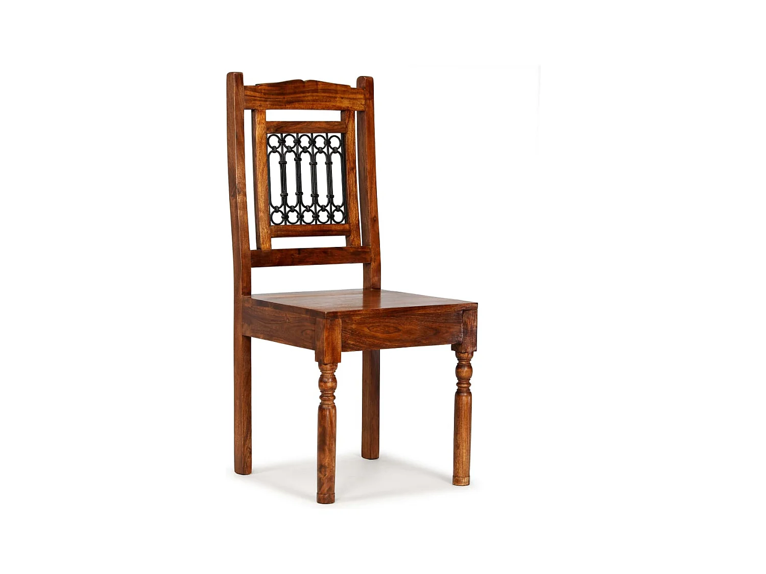 Chaises à manger lot de 6 bois massif avec finition