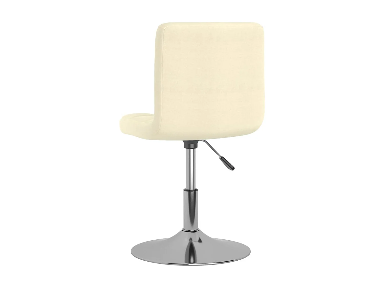 Eetkamerstoelen 6 stukkenstof crèmekleurig