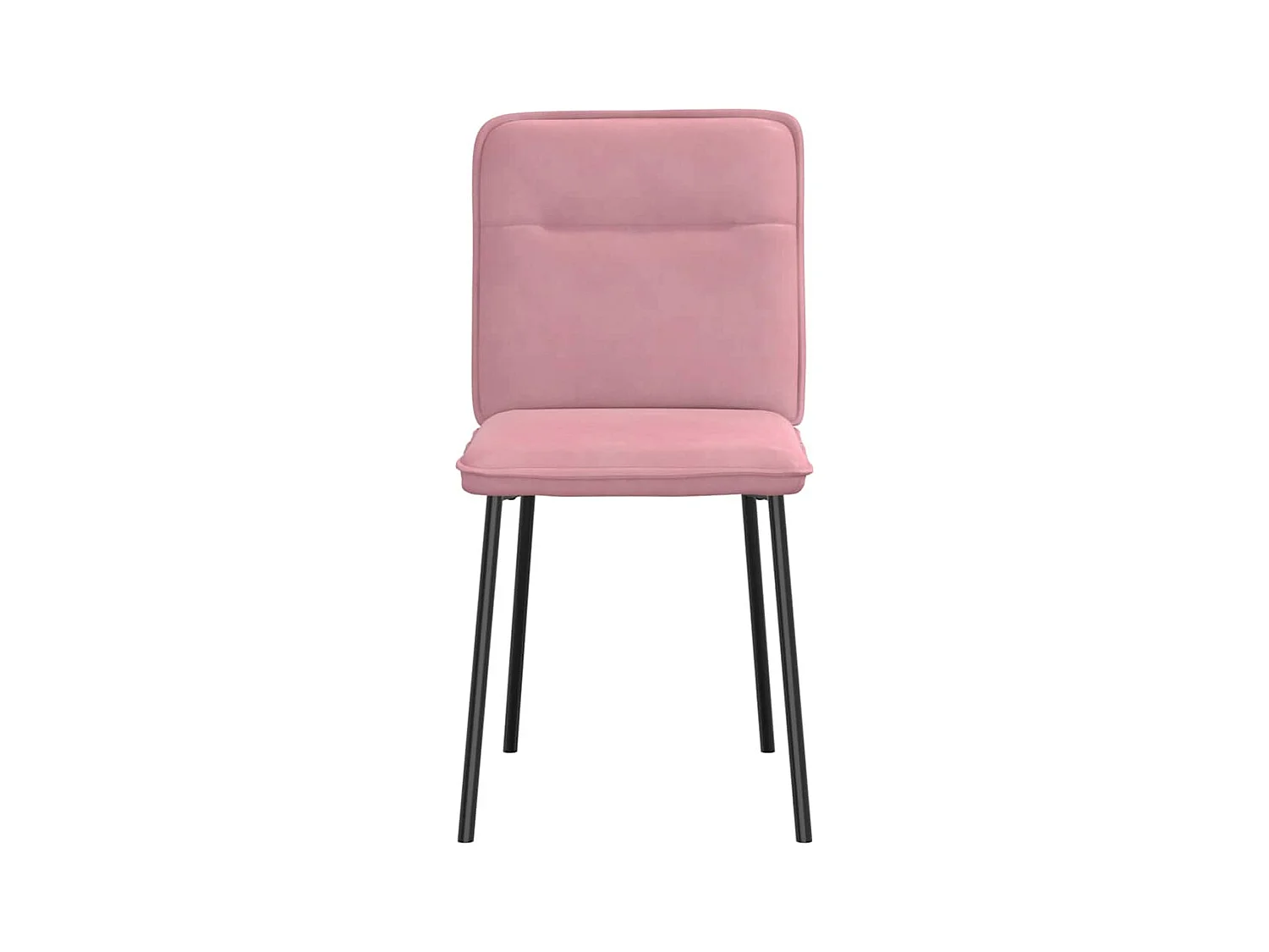 Chaises à manger lot de 2 Rose Velours