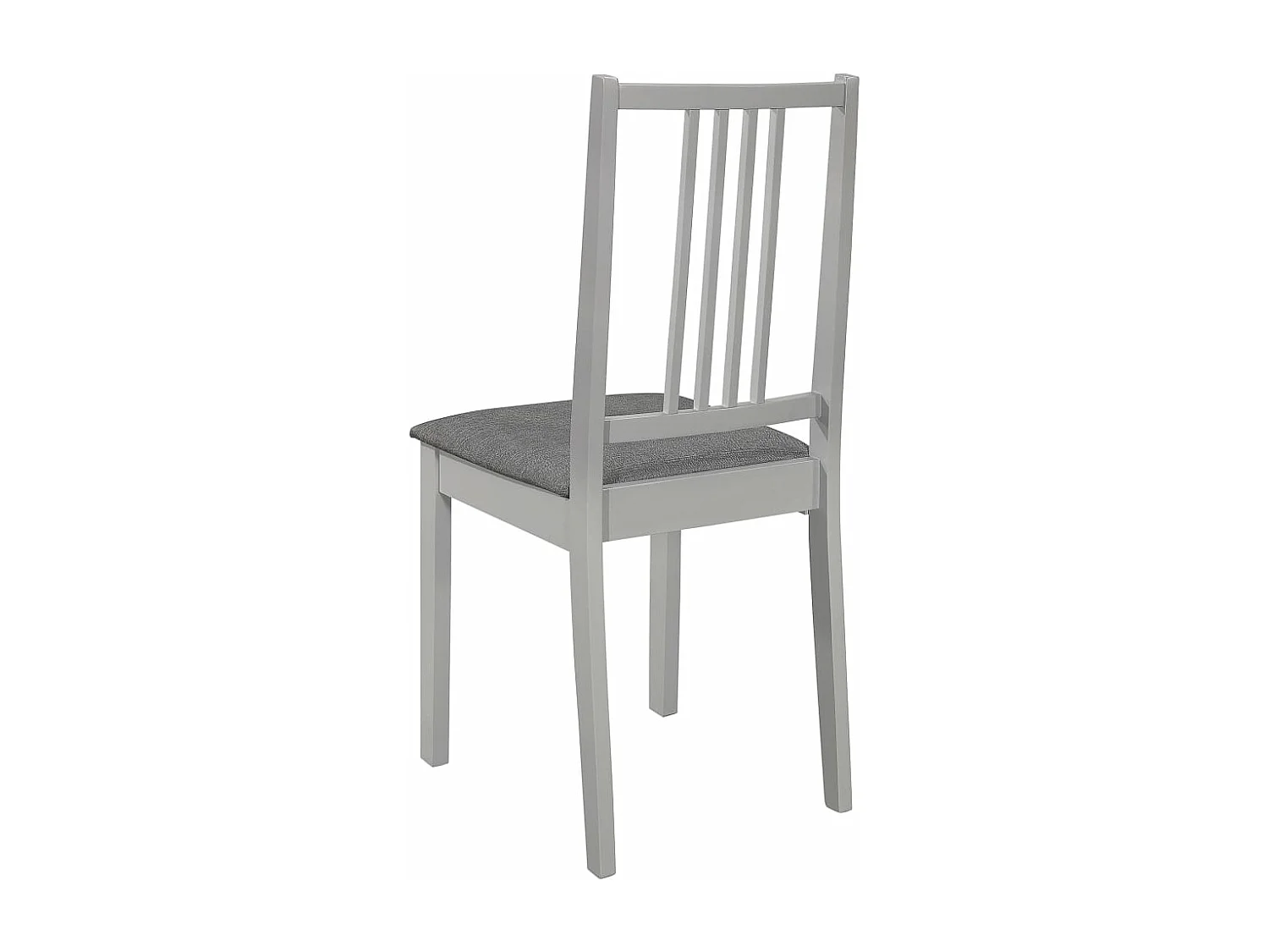 Sillas de comedor con cojines madera maciza gris 6 unidades