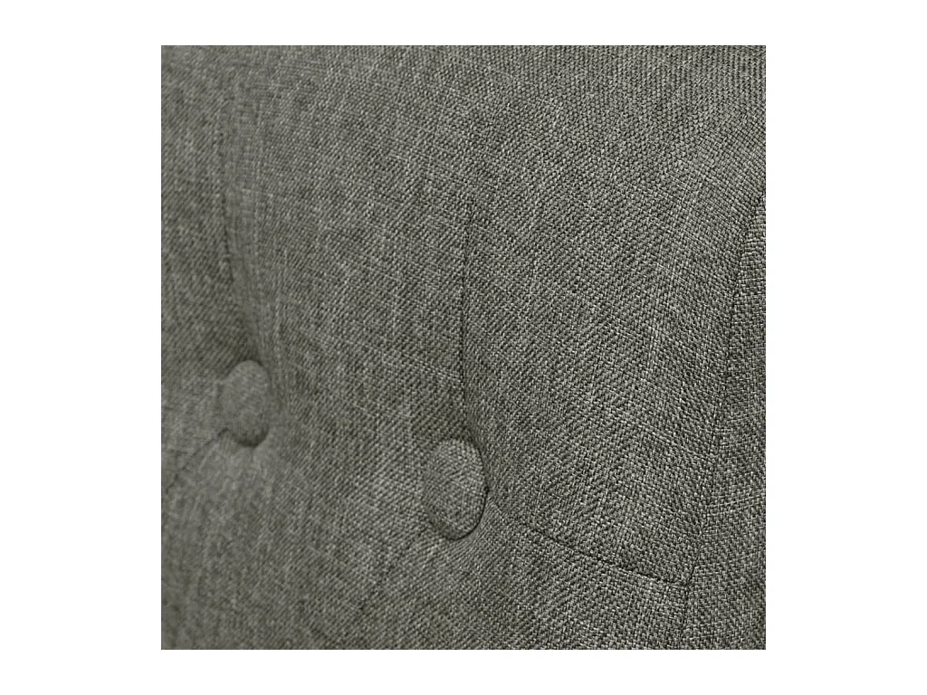 Chaises à manger lot de 2 gris clair tissu