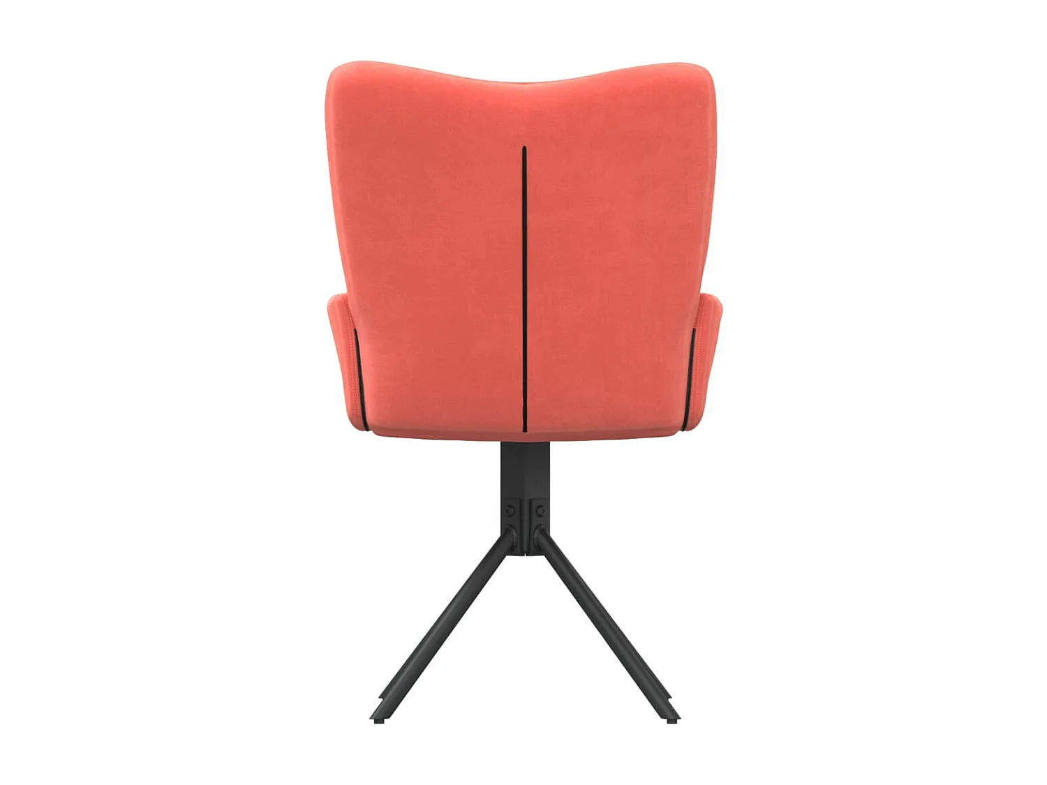 Chaises pivotantes à manger lot de 2 Rose Velours