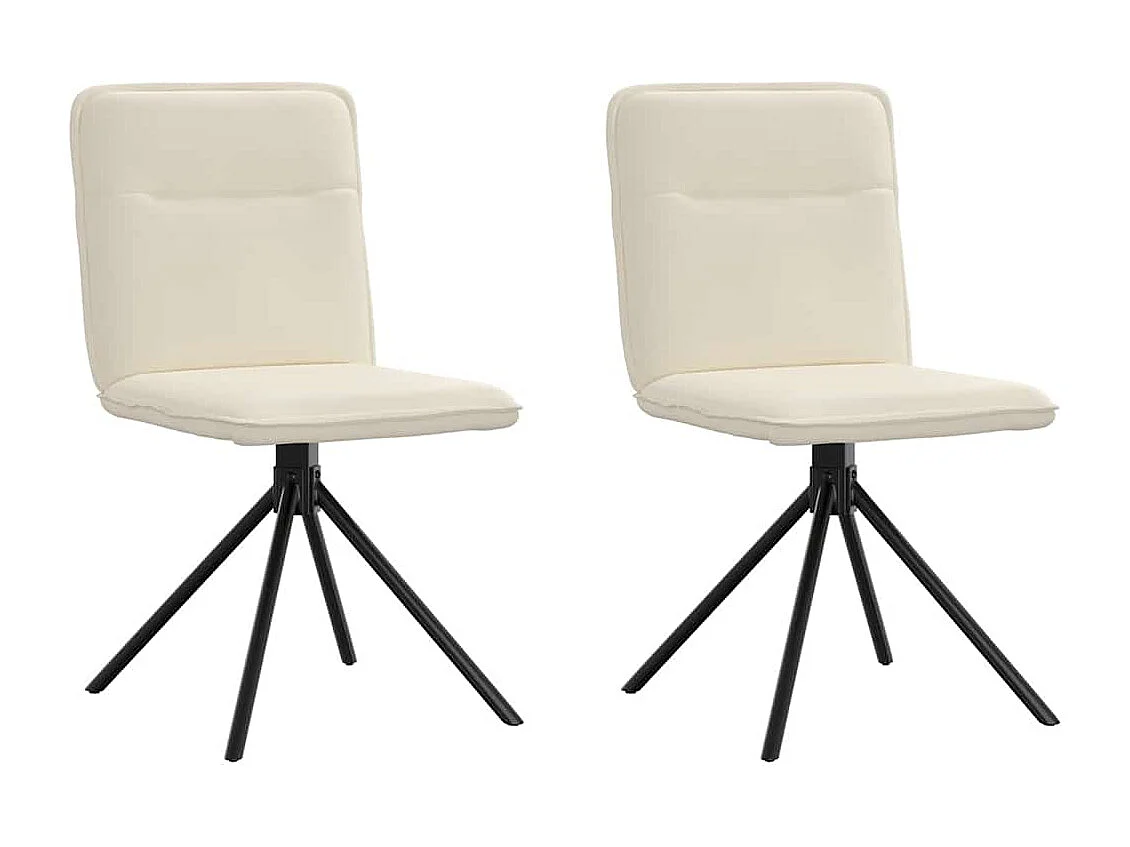 Eetkamerstoelen 2 st linnen