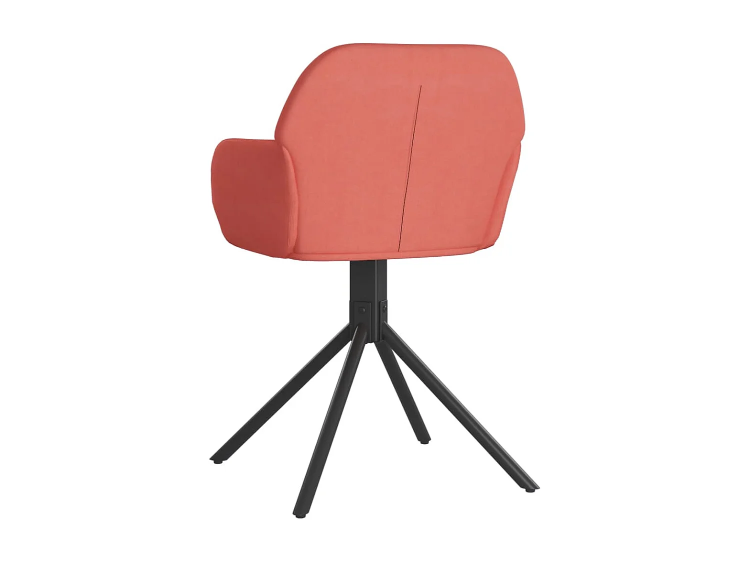 Sillas de comedor giratorias 2 unidades terciopelo rosa