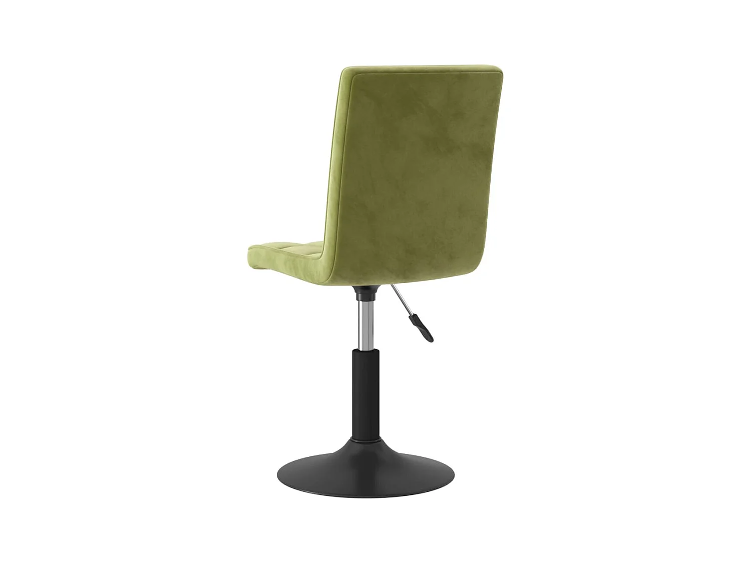 Chaises pivotantes à manger lot de 6 vert clair velours