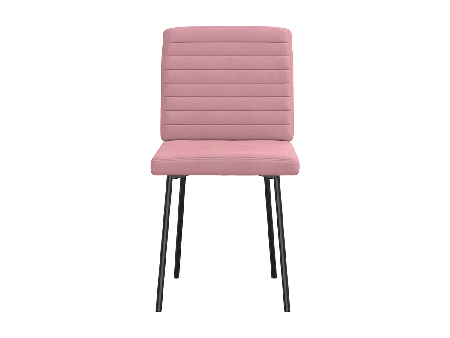 Chaises à manger lot de 2 Rose Velours