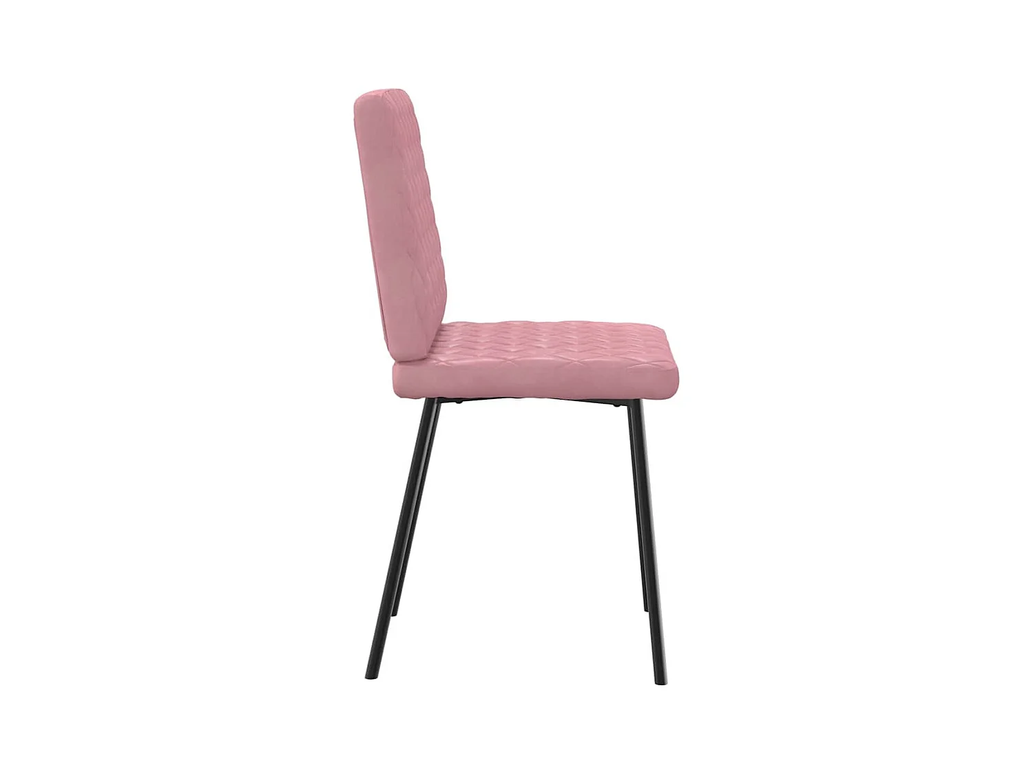 Chaises à manger lot de 4 Rose Velours