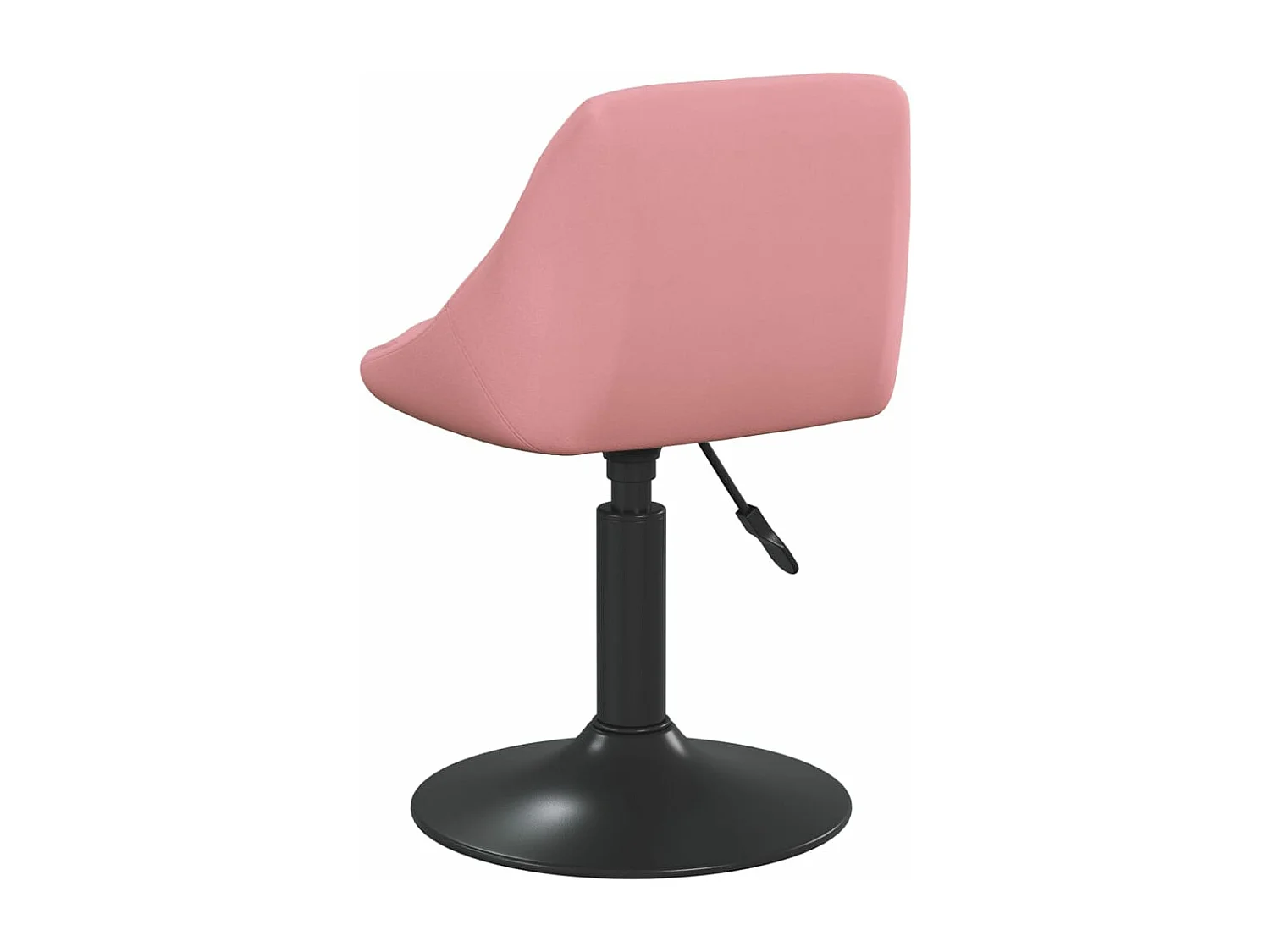 Chaises pivotantes à manger lot de 4 rose velours