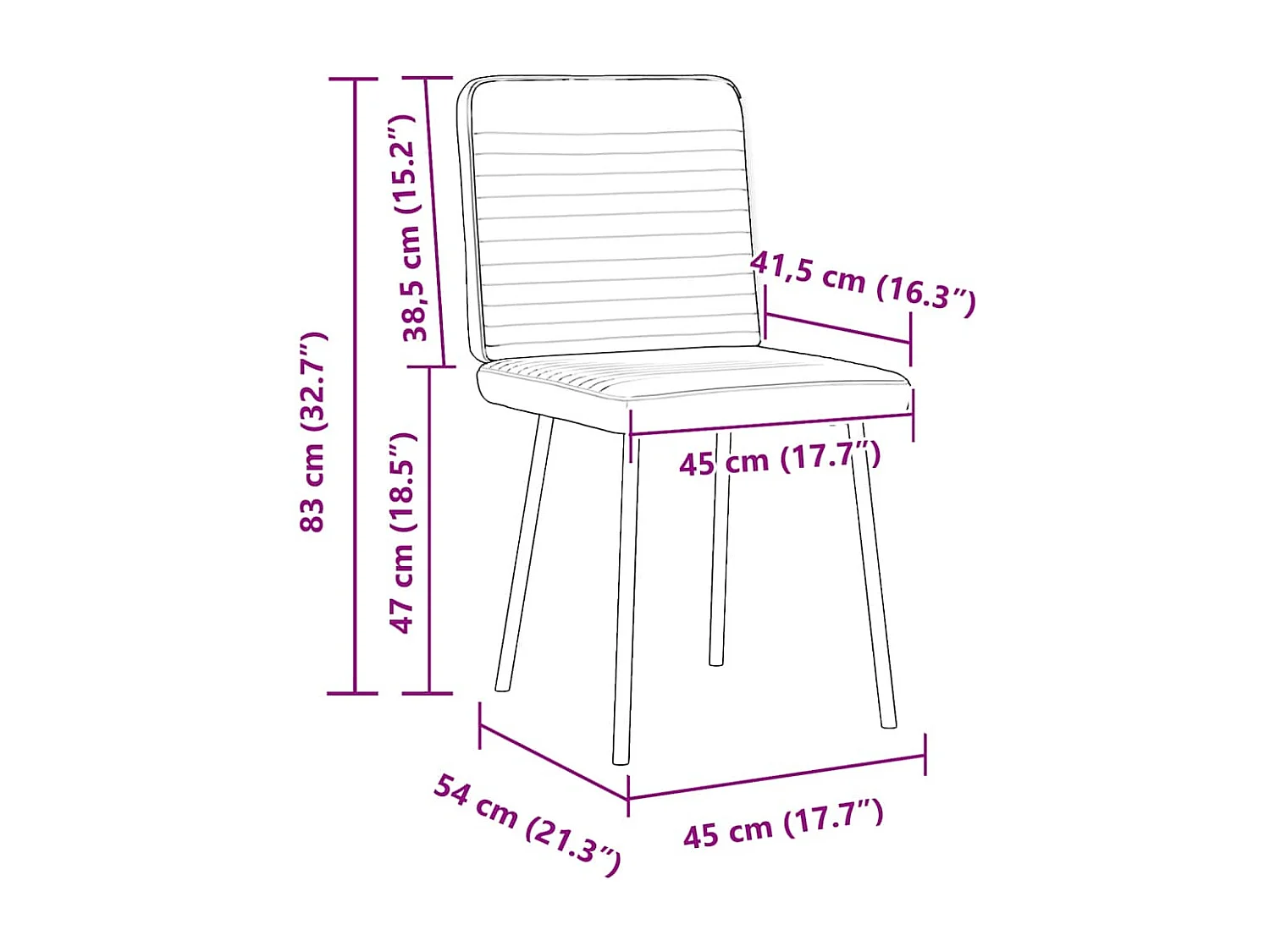 Eetkamerstoelen 4 stukkenfluweel roze