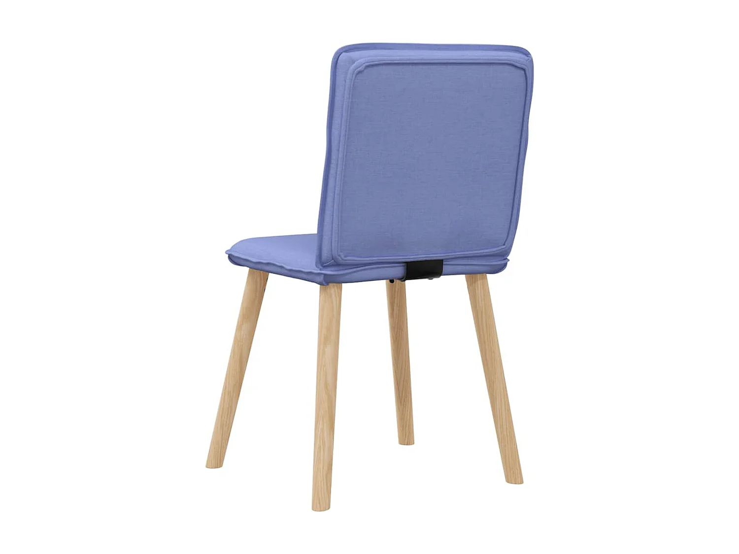 Chaises à manger lot de 2 bleu jean tissu