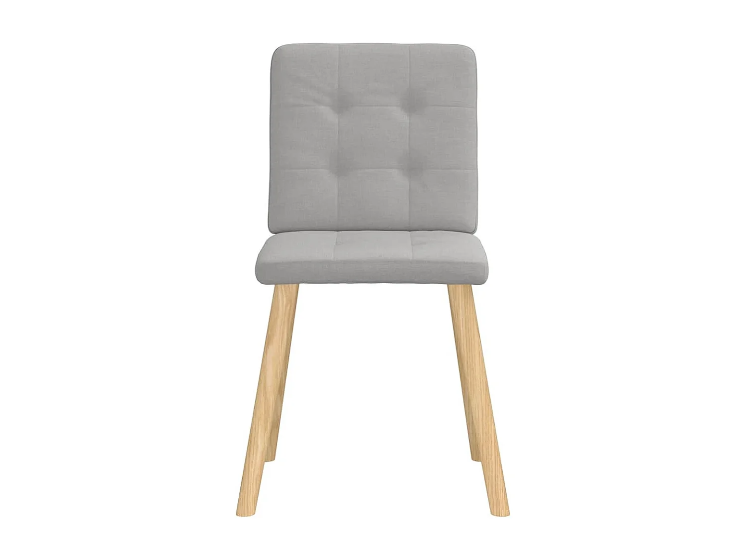 Eetkamerstoelen 4 stukkenstof wolk grijs