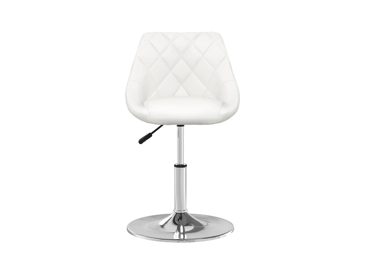 Chaises à manger lot de 4 blanc similicuir