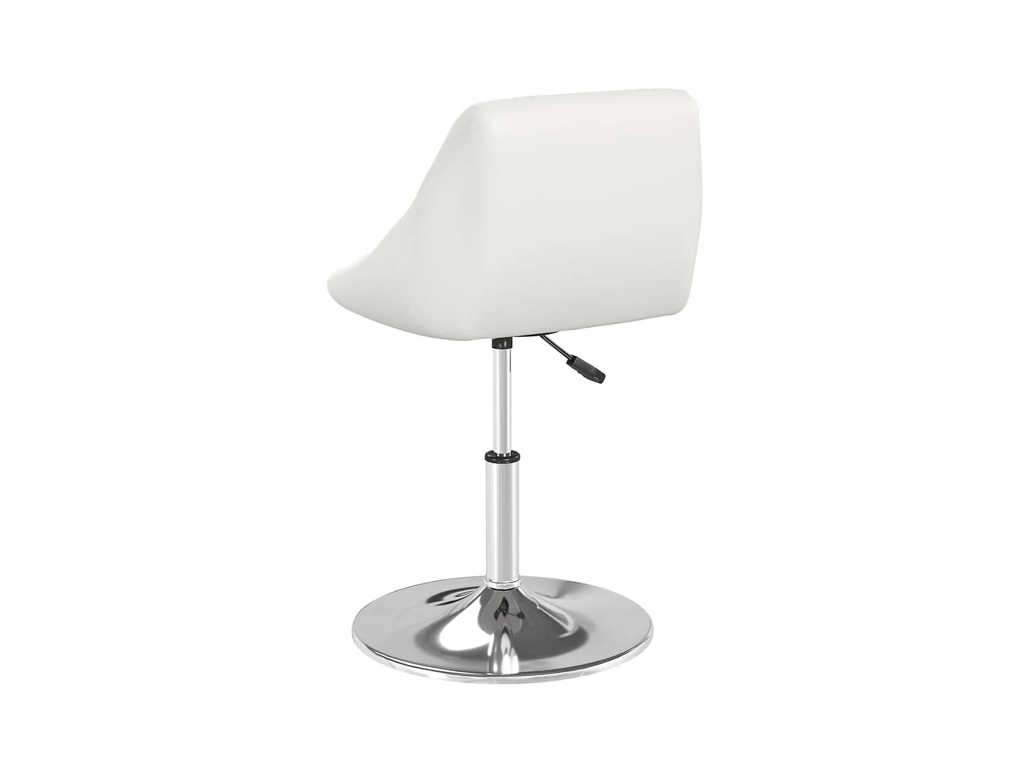 Chaises à manger lot de 4 blanc similicuir