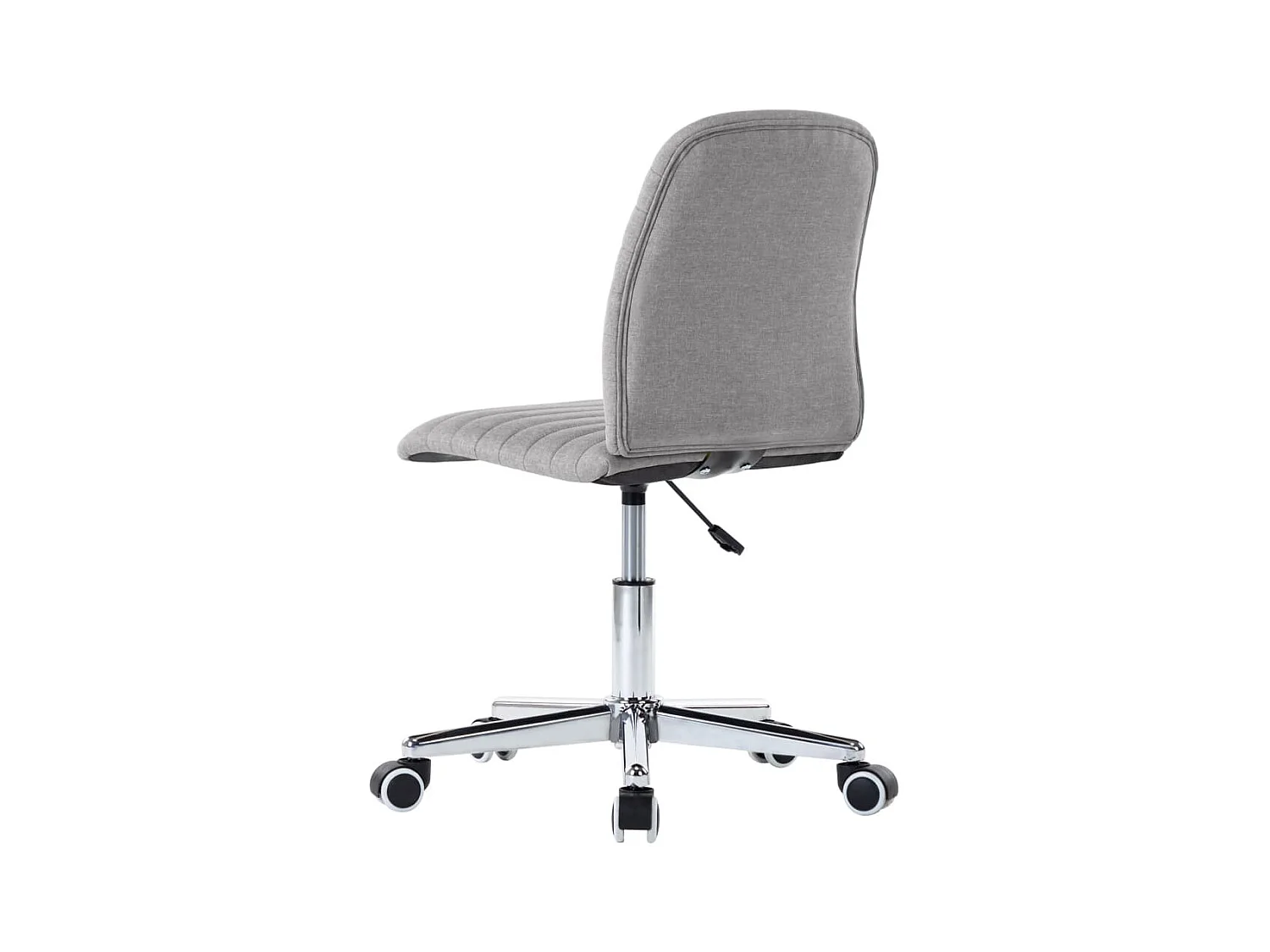 Eetkamerstoelen 2 st stof lichtgrijs