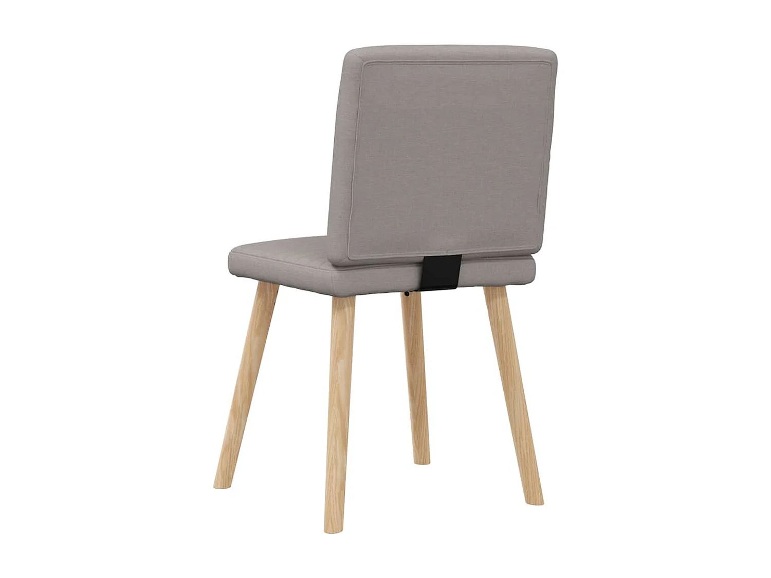 Eetkamerstoelen draaibaar 2 st stof taupe