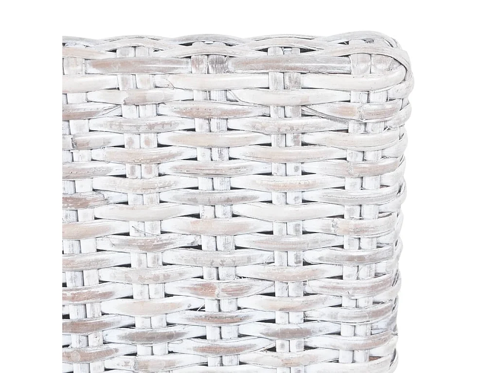 Eetkamerstoelen 6 st kubu rattan en mangohout lichtbruin