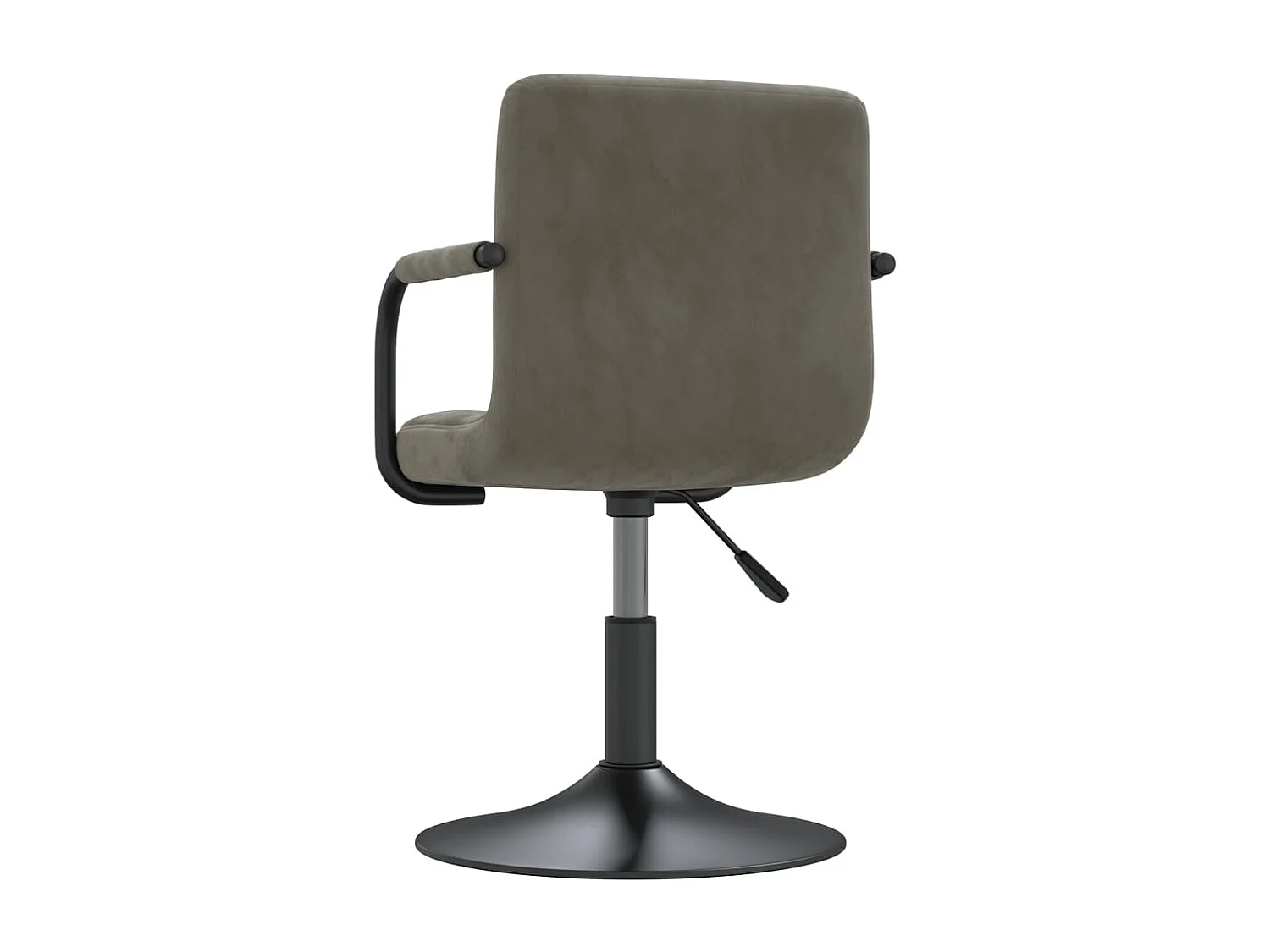 Chaises pivotantes à manger lot de 6 gris clair velours