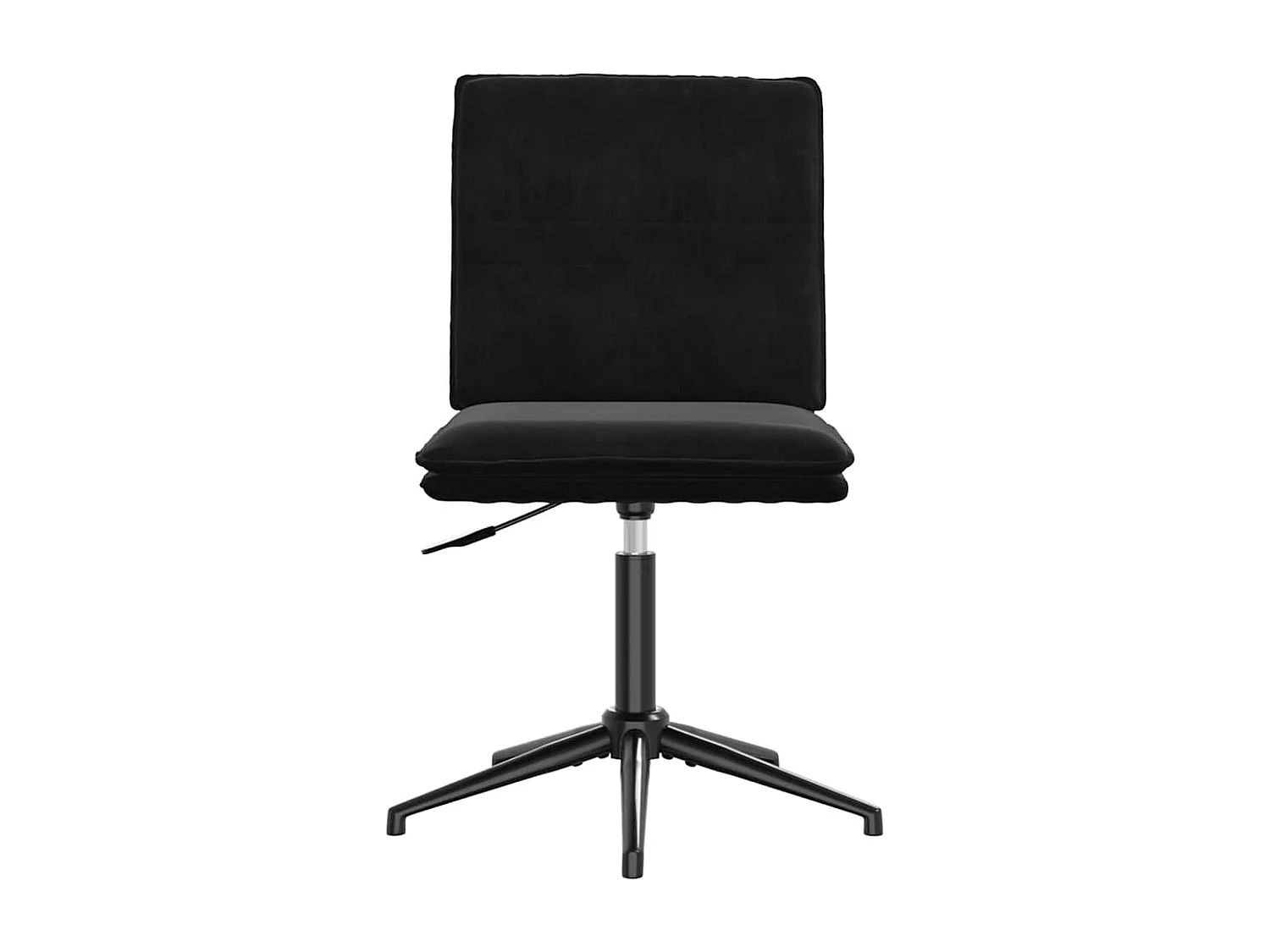 Chaises à manger lot de 4 Noir Velours