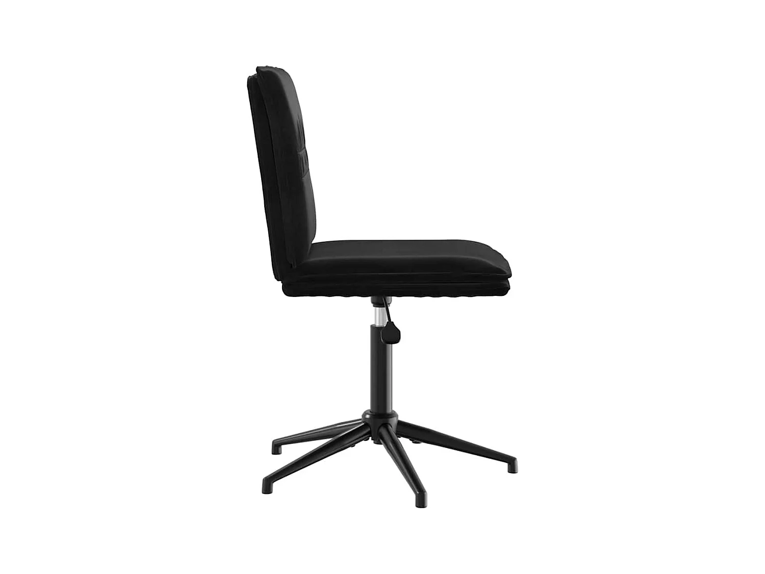 Chaises à manger lot de 4 Noir Velours