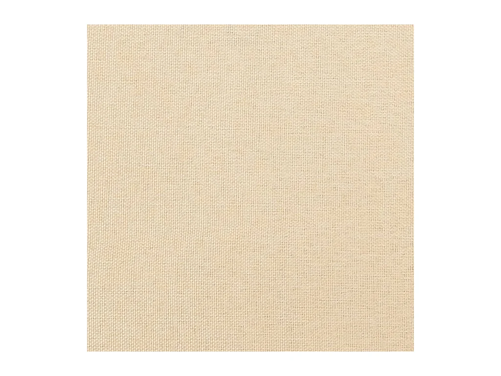 Chaises pivotantes à manger lot de 2 Crème Tissu